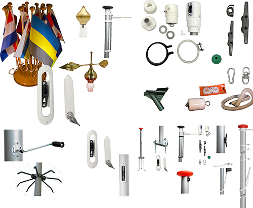 Accessoires vlaggen en vlaggenmasten