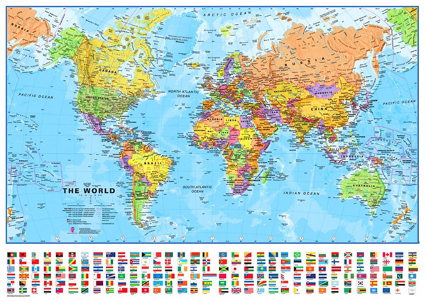 Wereld vlaggen