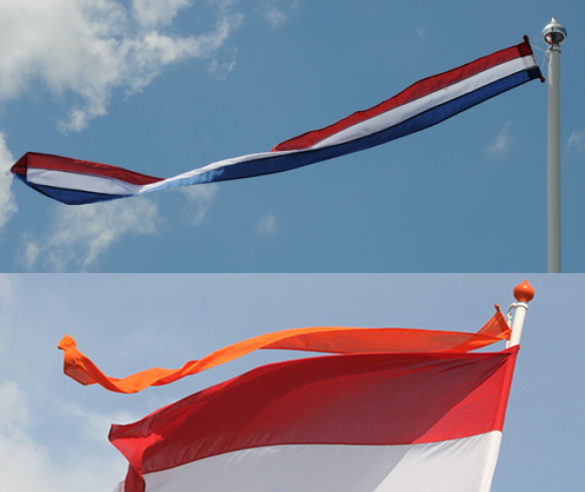 Nationale & oranje wimpel
